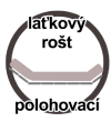 laťkový rošt polohovací 100x100